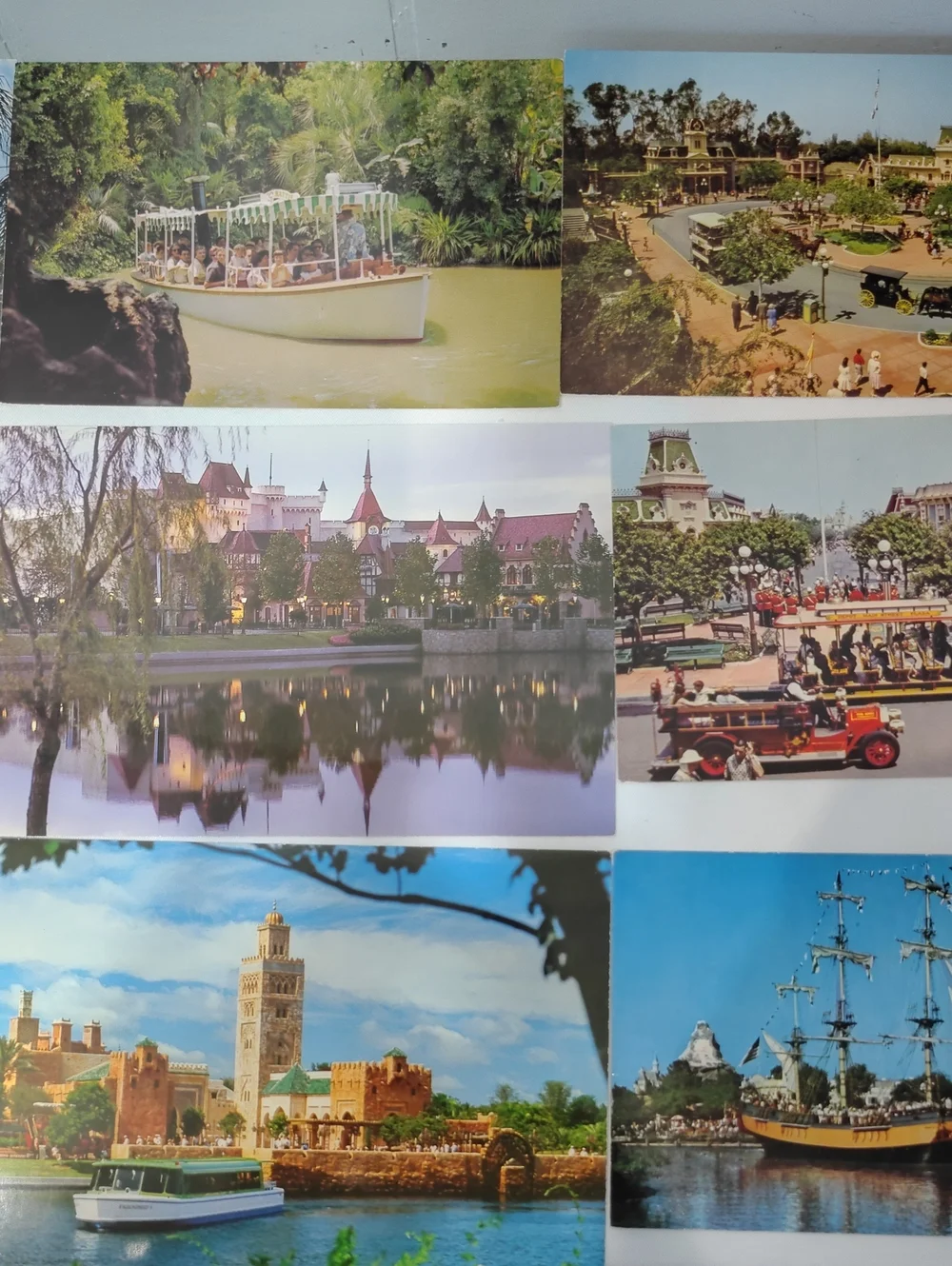 Disneyland Disneyworld Epcot Vintage Postcard Lot Of‎ 15 50s 80s Nostalgia
